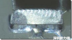 不沾錫，空焊不沾錫