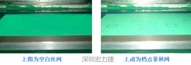 熱風(fēng)整平后導(dǎo)通孔邊緣起泡掉油,采用此工藝方法生產(chǎn)控制比較困難,須工藝工程人員采用特殊的流程及參數(shù)才能確保塞孔質(zhì)量。