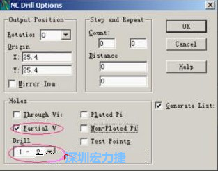 轉(zhuǎn)完Gerber后，接著還需轉(zhuǎn)鉆孔，通孔和盲、埋孔的轉(zhuǎn)法有所不同，轉(zhuǎn)通孔只須點(diǎn)擊Add，在彈出的窗口Document Name輸入文件名