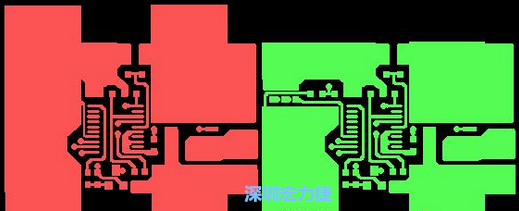 此操作可使文件中大部分的焊盤輸出后仍為焊盤，不會成為線性焊盤，并且不會產(chǎn)生像下圖一樣的短路情況