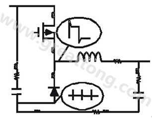 我們的設(shè)計(jì)范例顯示，有高達(dá)3A的電流必須從接地流回到源端(一個(gè)24V汽車(chē)電池或一個(gè)24V電源)。
