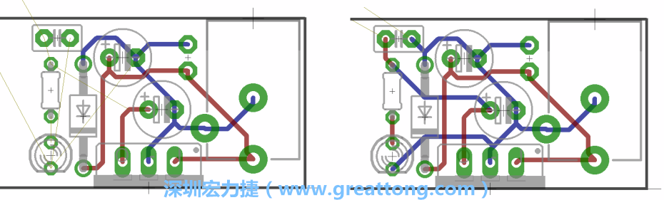 2.3. 下一步，進(jìn)行布線并連接各個(gè)電源供應(yīng)的連結(jié)點(diǎn)。