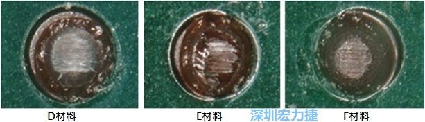 圖14- 冷球拉力試驗后，光學(xué)顯微鏡下的失效模式