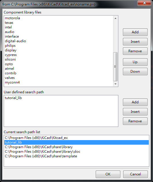 上下兩個(gè)視窗都Add 你的library ，在library browser 就可以找到你的library