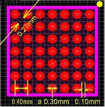 這一類BGA模塊設(shè)計已經(jīng)是刷新底線，屬于最小加工能力范疇。